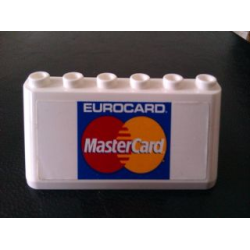 Windscreen 2 x 6 x 2 with 'EUROCARD MasterCard' on White and Blue Background Pattern (Sticker) - Set 880002-2 (in Combination with Sets 3308 / 3309) Windscreen 2 x 6 x 2 with 'EUROCARD MasterCard' on White and Blue Background Pattern (Sticker) - Set 880002-2 (in Combination with Sets 3308 / 3309)