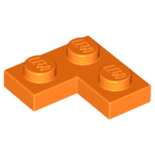Деталь LEGO 2420 Plate 2 x 2 Corner - Orange