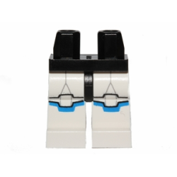 Hips and White Legs with SW Clone Trooper and Blue Markings Pattern