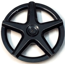 Wheel Cover 5 Spoke - for Wheel 72206pb01 - Black