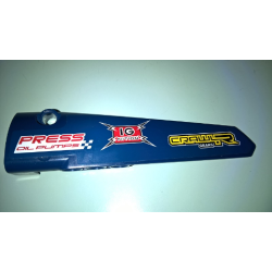 Technic, Panel Fairing # 5 Long Smooth, Side A with 'PRESS OIL PUMPS', 'IG NITION' and 'CRAWLR GEARS' Pattern (Sticker) - Set 41999 Technic, Panel Fairing # 5 Long Smooth, Side A with 'PRESS OIL PUMPS', 'IG NITION' and 'CRAWLR GEARS' Pattern (Sticker) - Set 41999