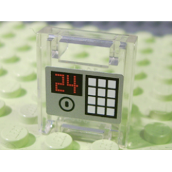 Container, Box 2 x 2 x 2 Door with Slot with Keypad and '24' Pattern (Sticker) - Set 7776 Container, Box 2 x 2 x 2 Door with Slot with Keypad and '24' Pattern (Sticker) - Set 7776