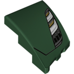 Wedge 3 x 2 Left No Studs with Lotus Evija Car Headlight Pattern