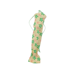Scala, Clothes Female Dress with Medium Green Neck Ribbon and Stars, Salmon Spirals and Dots Pattern Scala, Clothes Female Dress with Medium Green Neck Ribbon and Stars, Salmon Spirals and Dots Pattern