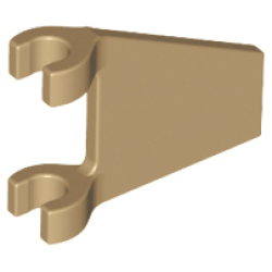 Flag 2 x 2 Trapezoid - Dark Tan
