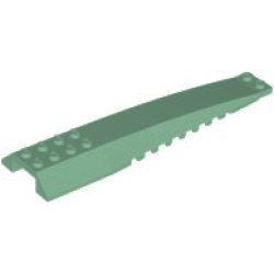Wedge 16 x 4 Triple Curved without Reinforcements - Sand Green