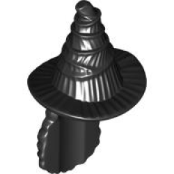 Mini Doll, Hair Combo, Hair Female Long Braided with Wide Ponytail and Layered Witch Hat