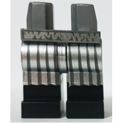 Hips and Legs with Black Boots, Metallic Silver Belt and Stripes Pattern Hips and Legs with Black Boots, Metallic Silver Belt and Stripes Pattern