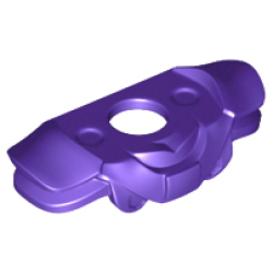 Minifigure Armor Shoulder Pads with Double Flaps