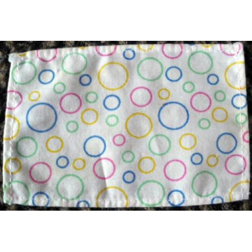 Деталь LEGO dupcloth05 Duplo, Cloth Curtain with Multi-Colored Circles Pattern