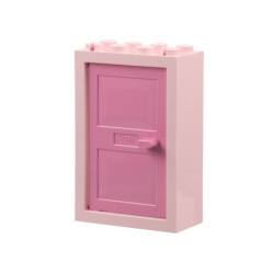 Door, Frame 2 x 4 x 5 with Medium Dark Pink Door 1 x 4 x 5 (4130 / 4131) Door, Frame 2 x 4 x 5 with Medium Dark Pink Door 1 x 4 x 5 (4130 / 4131)