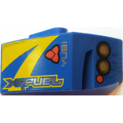 Technic, Panel Car Mudguard Right with 'XRFUEL', 'YUBI', Headlights and Turning Signal Pattern (Stickers) - Set 8494 Technic, Panel Car Mudguard Right with 'XRFUEL', 'YUBI', Headlights and Turning Signal Pattern (Stickers) - Set 8494