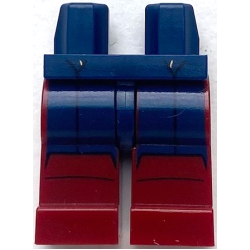 Hips and Dark Red Legs with Dark Blue Pants and Black Wrinkles Pattern Hips and Dark Red Legs with Dark Blue Pants and Black Wrinkles Pattern