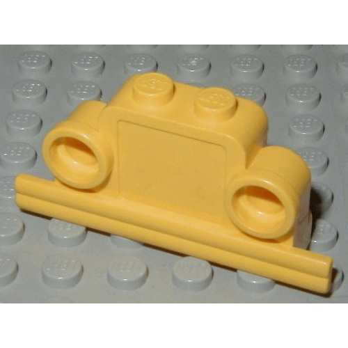 Деталь LEGO fabaj3 Fabuland Brick, Modified 1 x 4 x 2 Bell Shape with Headlights