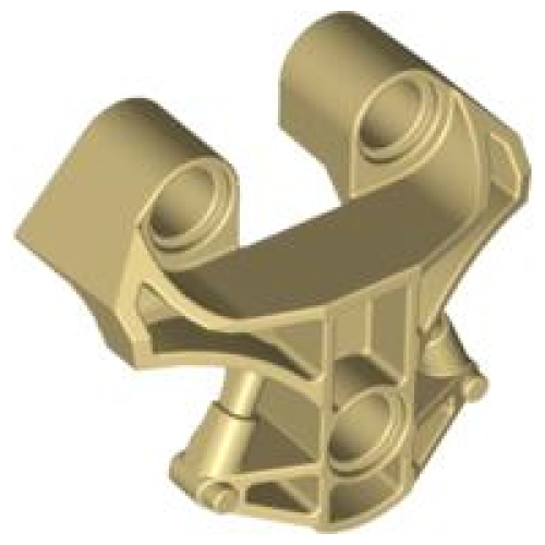 Деталь LEGO 49423 Bionicle Toa Metru Chest Cover - Tan