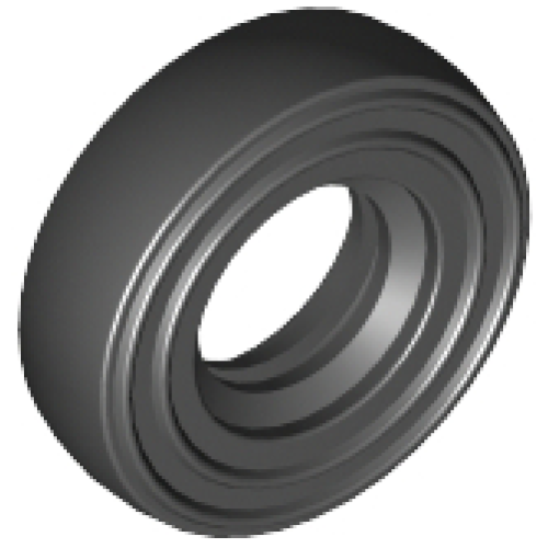 Деталь LEGO 3139 Tire 14mm D. x 4mm Smooth Small Single - Black