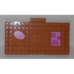 Brick, Modified 8 x 16 with 1 x 4 Indentations and 1 x 4 Plate with Floor Mats Pattern Brick, Modified 8 x 16 with 1 x 4 Indentations and 1 x 4 Plate with Floor Mats Pattern