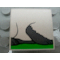 Duplo, Tile 2 x 2 x 1 with Rabbit Mosaic Picture 17 Pattern Duplo, Tile 2 x 2 x 1 with Rabbit Mosaic Picture 17 Pattern