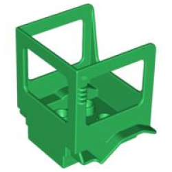 Duplo Cabin Backhoe Tractor - Green Duplo Cabin Backhoe Tractor - Green