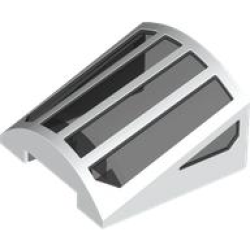 Windscreen 4 x 4 x 2 with Molded Trans-Black Glass Pattern Windscreen 4 x 4 x 2 with Molded Trans-Black Glass Pattern