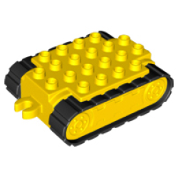 Duplo Caterpillar Base with Black Treads Duplo Caterpillar Base with Black Treads