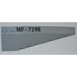 Wedge 10 x 3 Right with 'MF-7198' Pattern (Sticker) - Set 7198