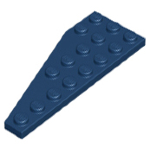 Деталь LEGO 50304 Wedge, Plate 8 x 3 Pentagonal Right - Dark Blue