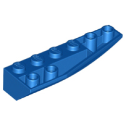 Wedge 6 x 2 Inverted Right - Blue