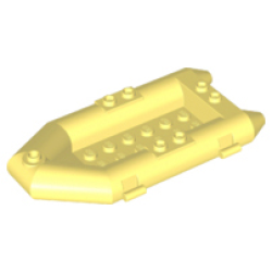 Boat, Rubber Raft, Small - Bright Light Yellow Boat, Rubber Raft, Small - Bright Light Yellow