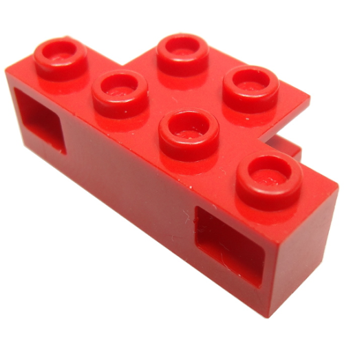 Деталь LEGO 2928 Electric, Train Light Prism 1 x 4 Holder - Red