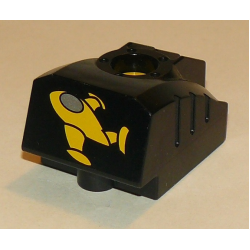 Duplo, Toolo MyBot Engine Program Brick with Yellow Airplane Pattern