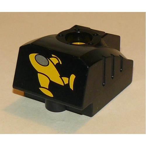 Деталь LEGO 31425c01pb01 Duplo, Toolo MyBot Engine Program Brick with Yellow Airplane Pattern