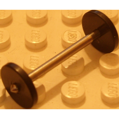 Деталь LEGO bb1171c01 Monorail Wheel Pair on Silver Axle