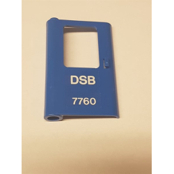 Door 1 x 4 x 5 Train Left, Thin Support at Bottom with Danish Train Logo and '7760' Pattern (Sticker) - Set 7760 Door 1 x 4 x 5 Train Left, Thin Support at Bottom with Danish Train Logo and '7760' Pattern (Sticker) - Set 7760