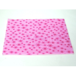 Duplo, Cloth Blanket 8 x 10 cm with Dark Pink Stars Pattern Duplo, Cloth Blanket 8 x 10 cm with Dark Pink Stars Pattern
