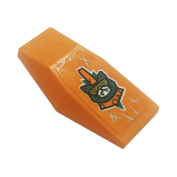 Large Figure Armor Plate Small with Cat with Sunglasses and Collar Pattern (Sticker) - Set 80020 Large Figure Armor Plate Small with Cat with Sunglasses and Collar Pattern (Sticker) - Set 80020