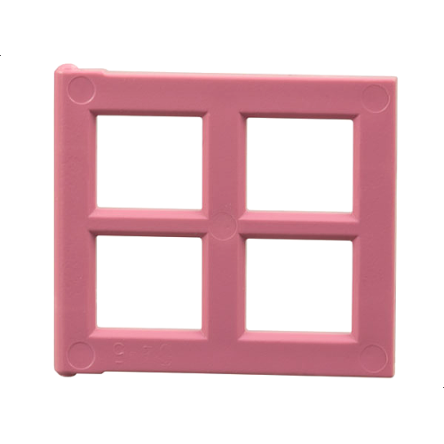 Деталь LEGO 4133 Pane for Window 2 x 4 x 3 - Medium Dark Pink