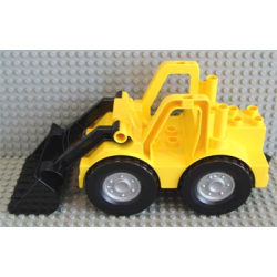 Duplo Bulldozer with Black Scoop Duplo Bulldozer with Black Scoop
