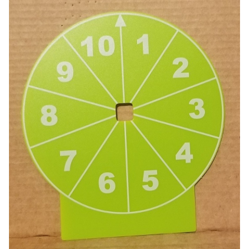 Деталь LEGO 4520270b Plastic Foil, Dial Pattern