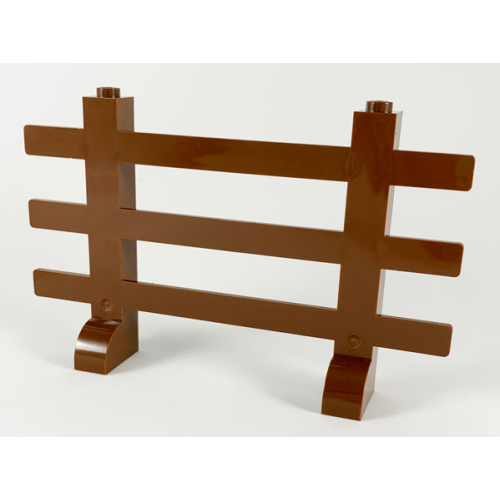 Деталь LEGO 60791 Fence 2 x 12 x 6 - Brown