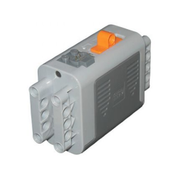 Electric 9V Battery Box 4 x 11 x 7 PF with Orange Switch and Dark Bluish Gray Covers Electric 9V Battery Box 4 x 11 x 7 PF with Orange Switch and Dark Bluish Gray Covers