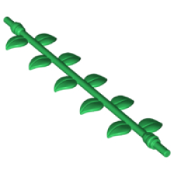 Plant Vine 16L with Leaves - Flexible Rubber - Green Plant Vine 16L with Leaves - Flexible Rubber - Green