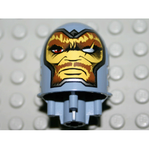 Деталь LEGO bb0153pb14 Large Figure Head with Karzon Pattern