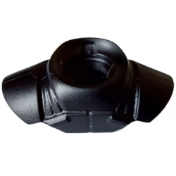 Minifigure Armor Shoulder Pads Rounded with Neck Protection Smooth and Clip on Back