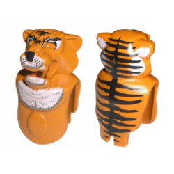Creature Head and Torso - Tiger with Tygurah Pattern Creature Head and Torso - Tiger with Tygurah Pattern