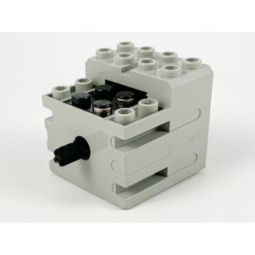 Деталь LEGO 43362c01 Electric, Motor 9V Mini-Motor, Lighter Weight - Light Gray