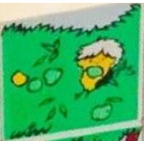 Деталь LEGO 2756pb440 Duplo, Tile 2 x 2 x 1 with Outdoors Mosaic Picture 04 Pattern