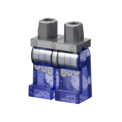 Hips and Glitter Trans-Purple Legs with Silver Battle Skirt with Pteruges Pattern Hips and Glitter Trans-Purple Legs with Silver Battle Skirt with Pteruges Pattern