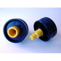 Duplo, Toolo Wheel with Yellow Connector Pin Duplo, Toolo Wheel with Yellow Connector Pin