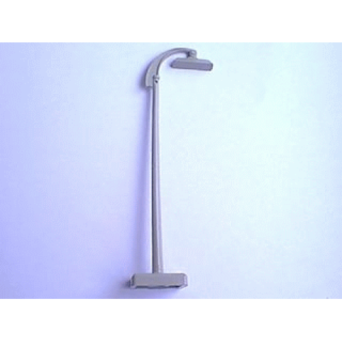 Деталь LEGO 723a HO Scale, Accessory Lamp Post with Curved Top and 2 x 2 Base (UK issue only) - Light Gray